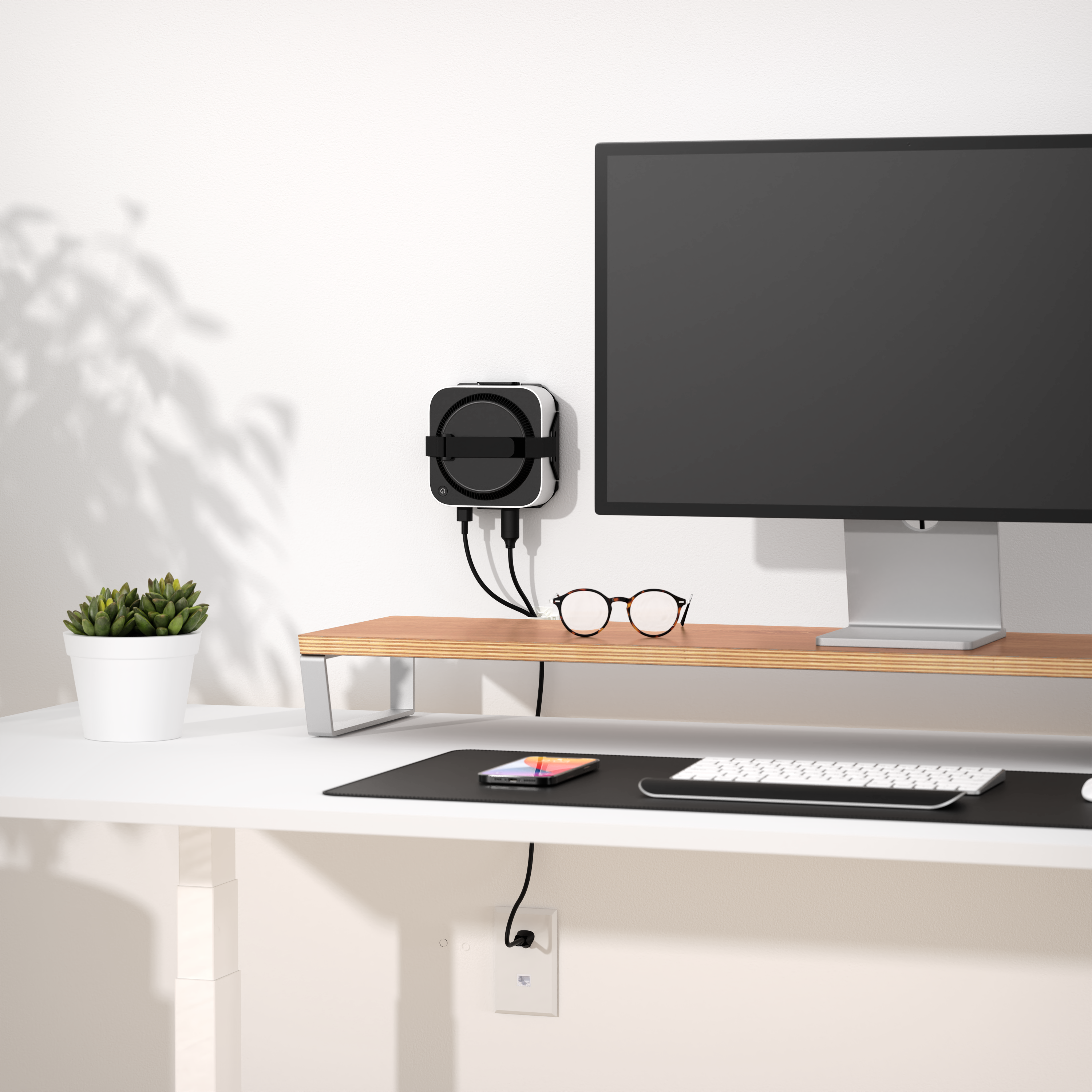 VESA Mount Compatible with 2024 Mac Mini and Newer Models VESA Mount Compatible with 2024 Mac Mini and Newer Models