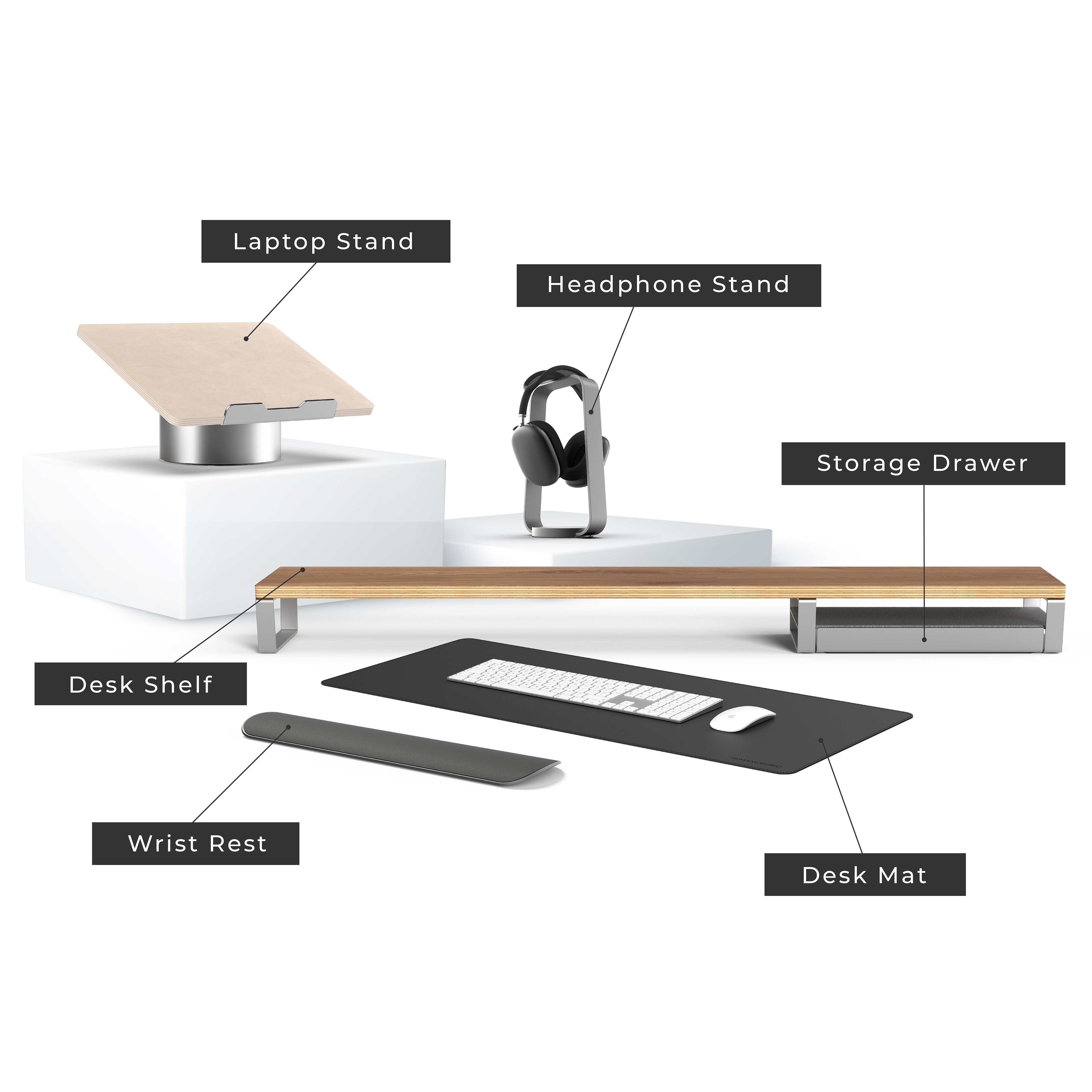 The HumanCentric Stick-On Desk Drawer Will Save So Much Storage Space