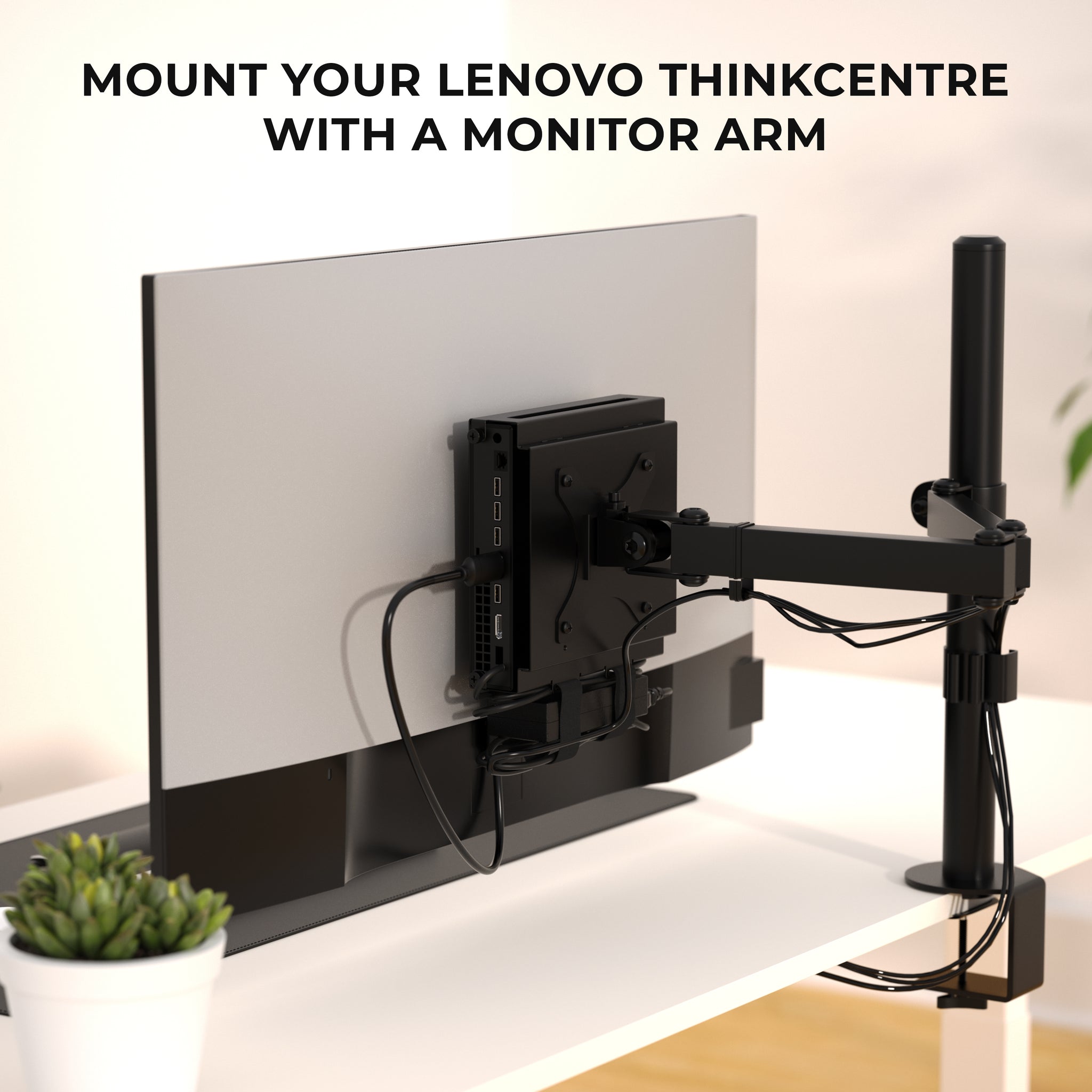 VESA Mount for Lenovo ThinkCentre Tiny – HumanCentric
