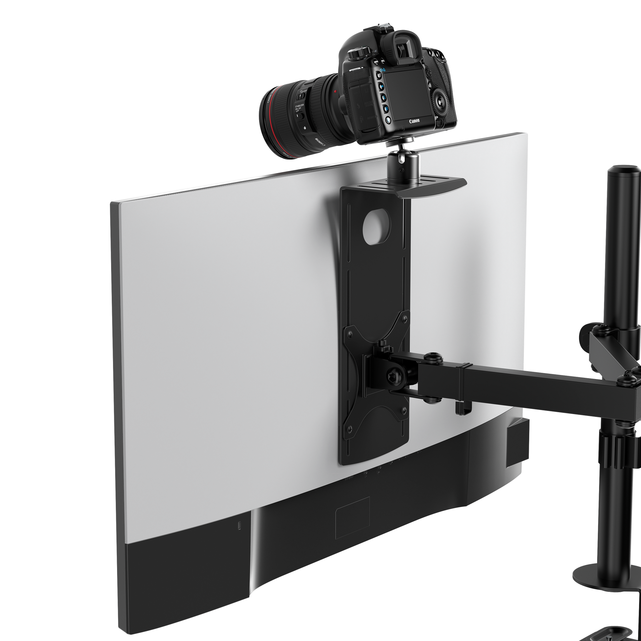 VESA Mounting Shelf for Monitors, DSLR Camera Monitor Mount