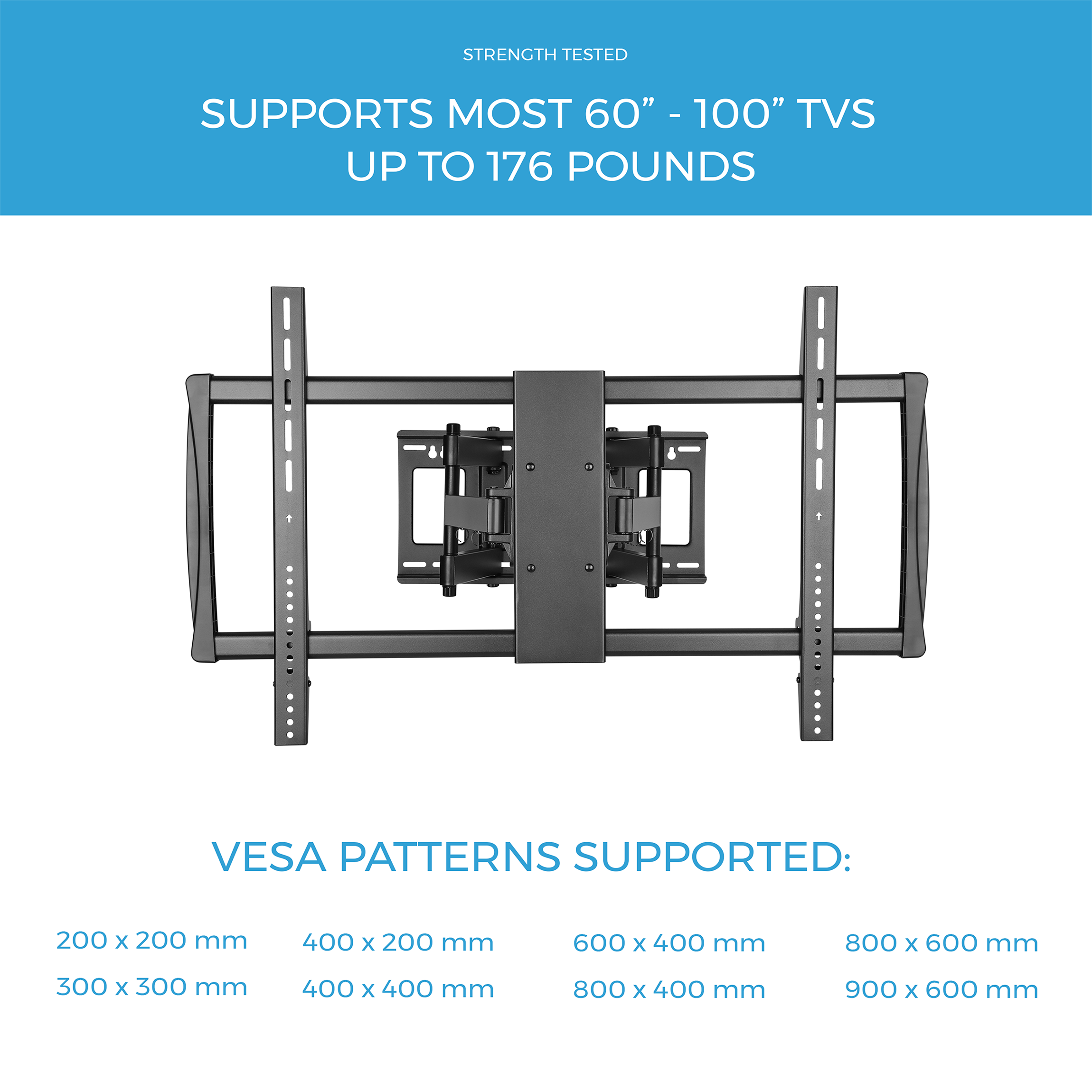 Get your TV mounted, vesa 300x300