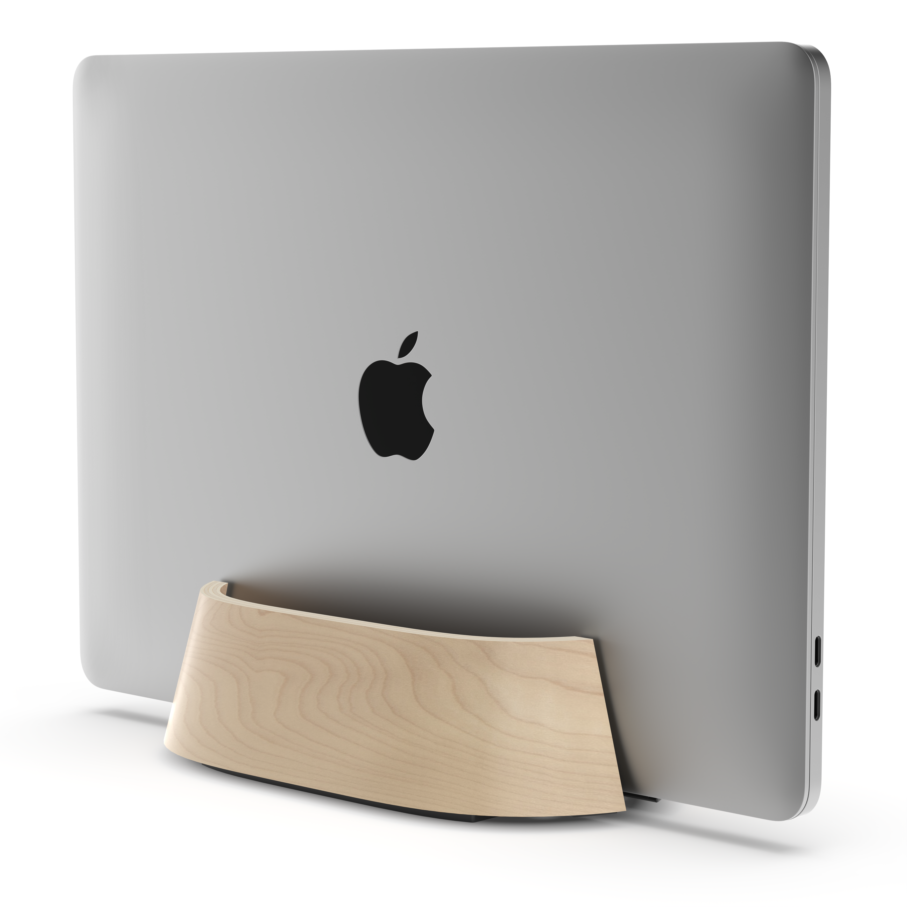 Vertical laptop stand wood -  Italia