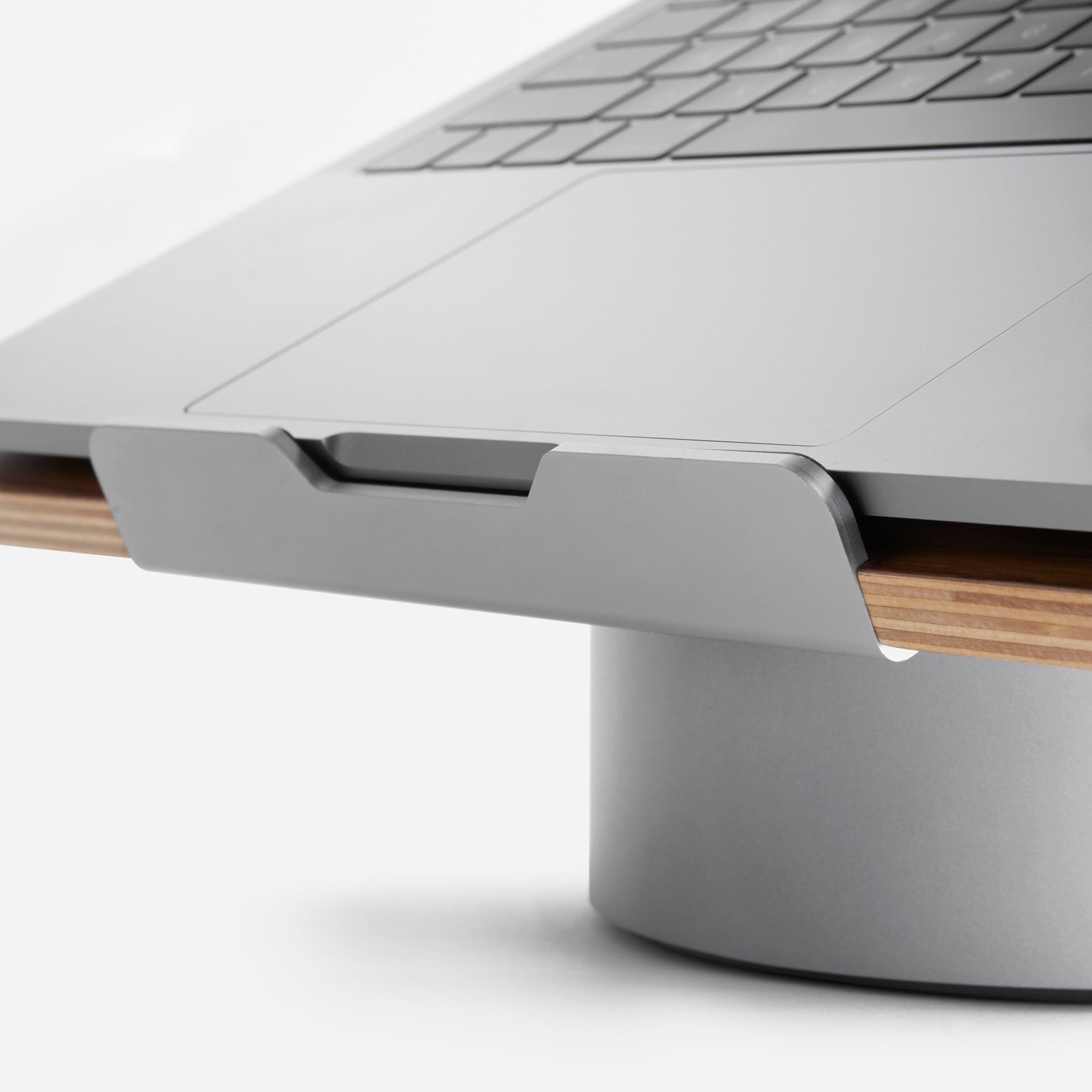 HumanCentric Vertical laptop stand in space gray aluminum HumanCentric Vertical laptop stand in space gray aluminum