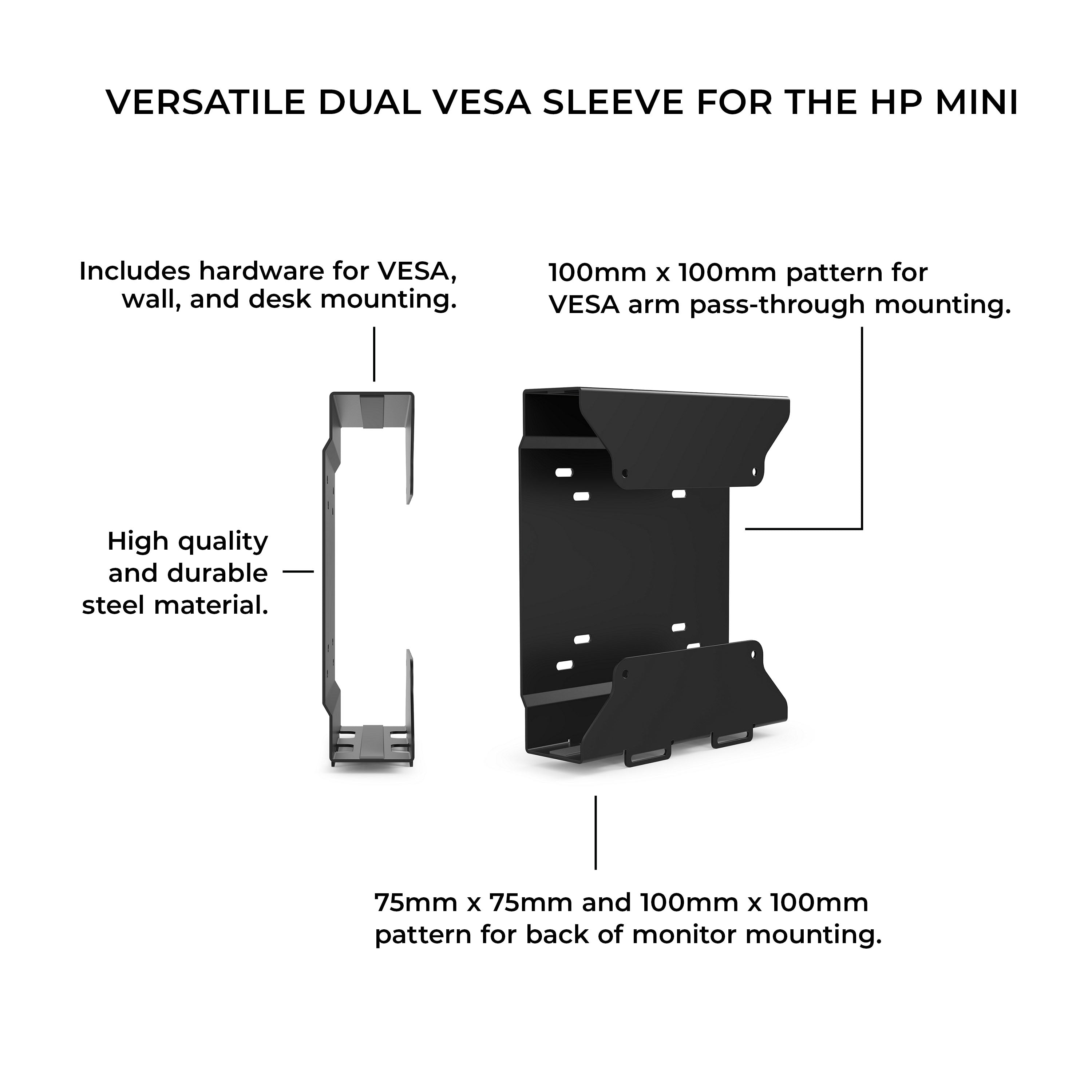 HP Desktop Mini Mount for HP ProDesk, HP EliteDesk, HP Desktop Mini ...